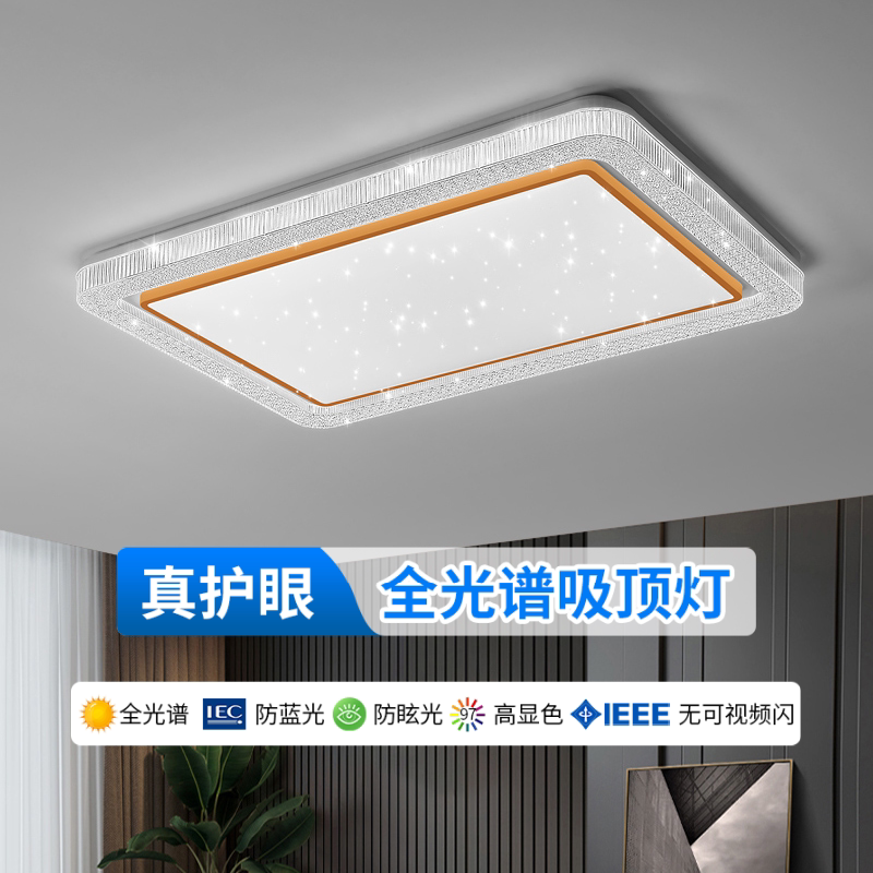 2025新款卧室主灯:简约现代超亮LED,点亮你的轻奢生活!-餐厅-淘宝好物网