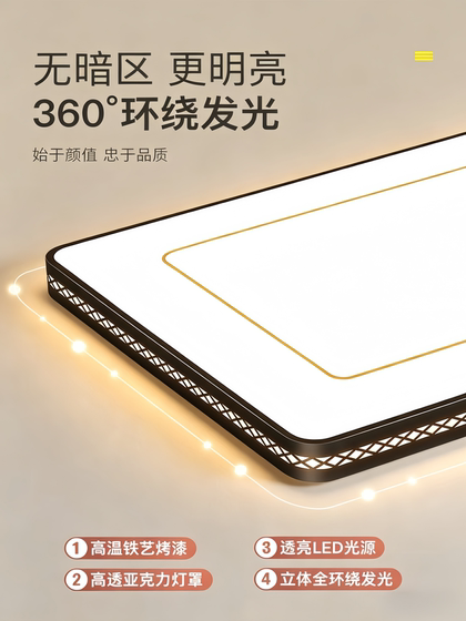 Super Bright Ceiling Light Led Core for Home Use, Whole House Light Core Replacement, Long-Shaped Light Panel, Magnetic Color-Changing Retrofit Light Board