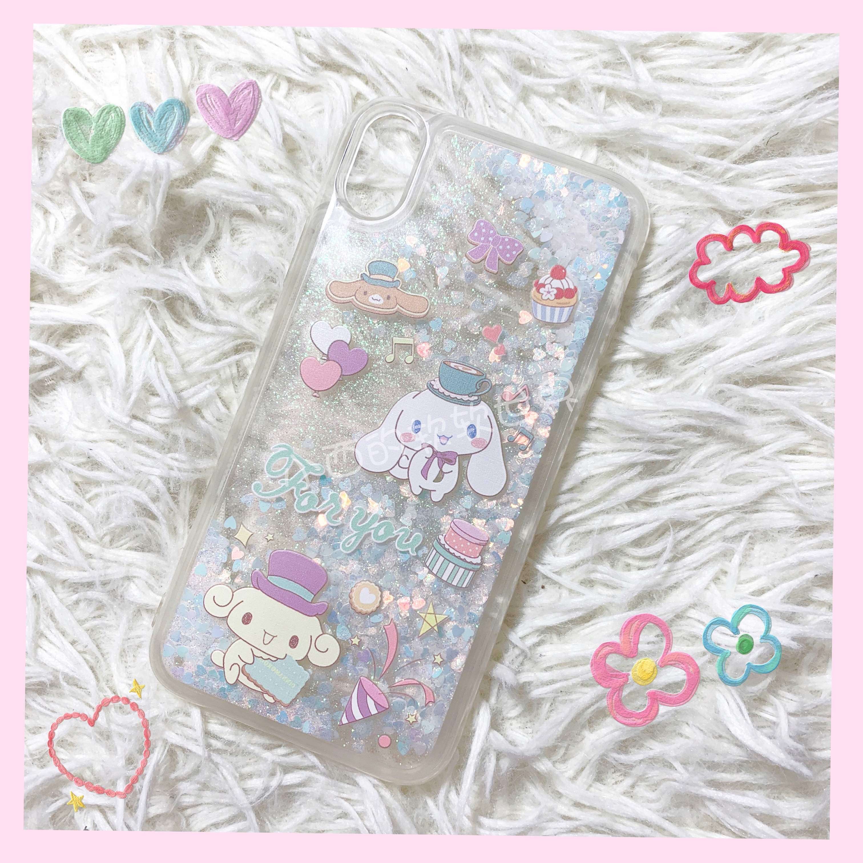 Xiaonishi's Ruanruan World (out of print with slight flaws) Japanese cute liquid iPhone case soft rubber case