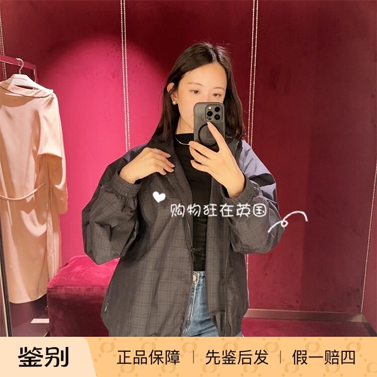 Gucci Uk Purchasing Agent 26 New Models of Women's Embroidered Plaid Loose Zipper Jacket A00694 Gucci Uk Purchasing Agent 26 New Models of Women's Embroidered Plaid Loose Zipper Jacket A00694