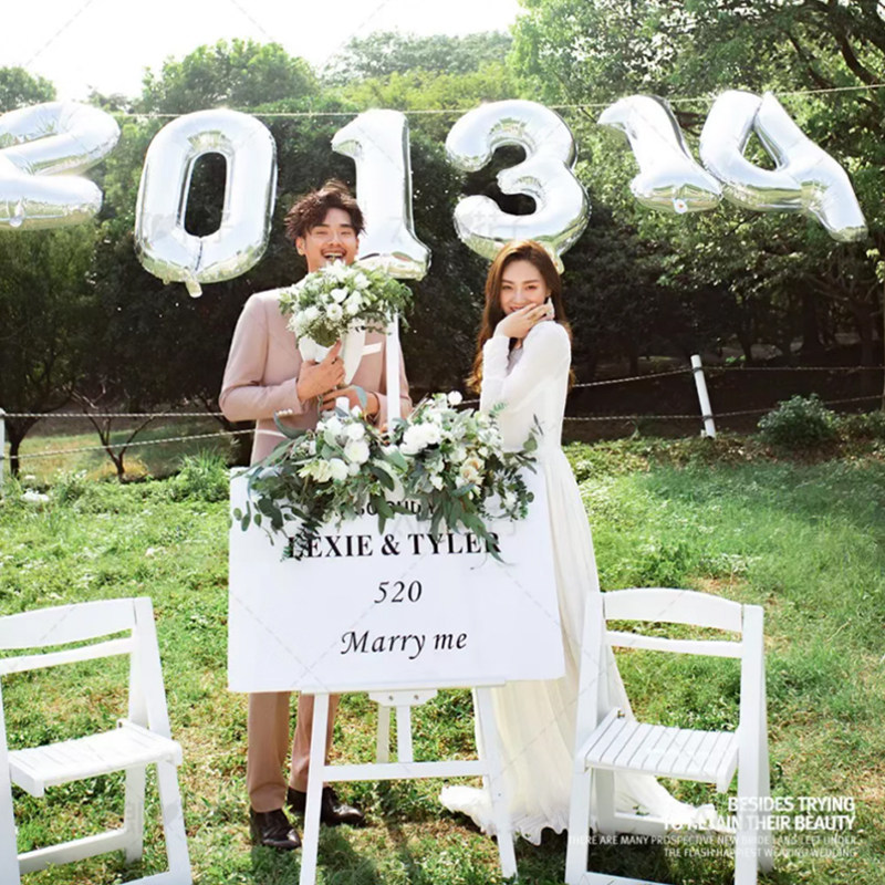 Sentei Brigade Shooting Creative Outscene Wedding Dress Themed Photography Nordic West Style Candleholder Dining Car Painting Rack Cake Swing props