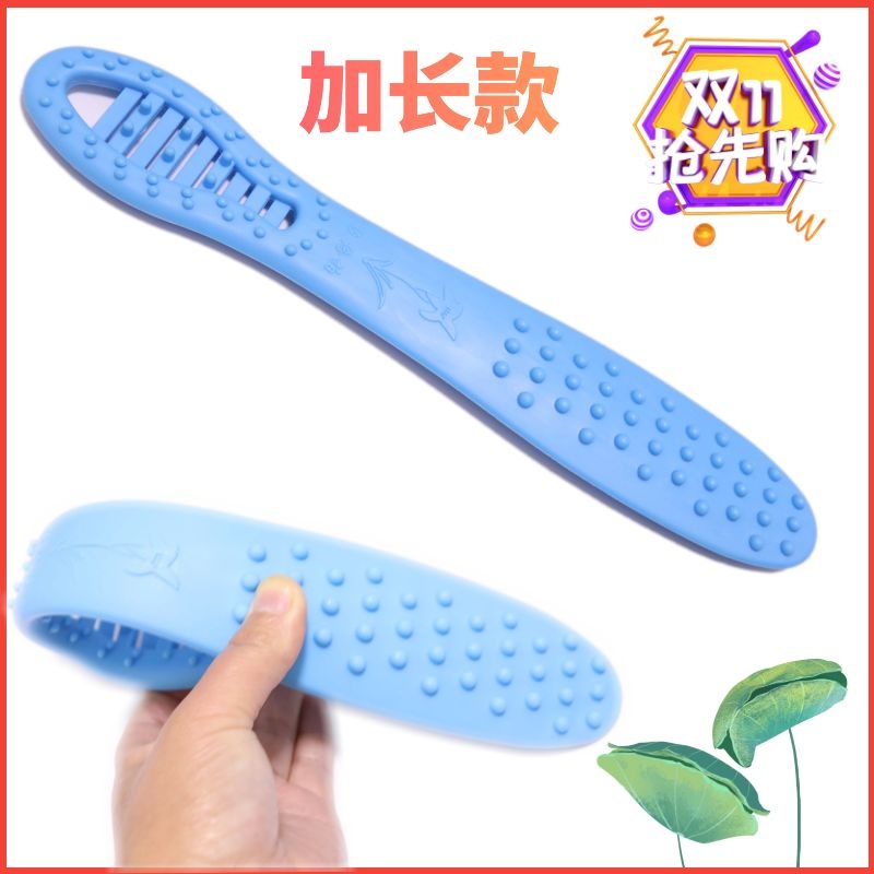 Clapping board Cervical Spine Meridians Meridian Shooting Wellness Beat and Knocks Back Small God Instrumental Health Body Hammer Silicone Massager Massage Stick