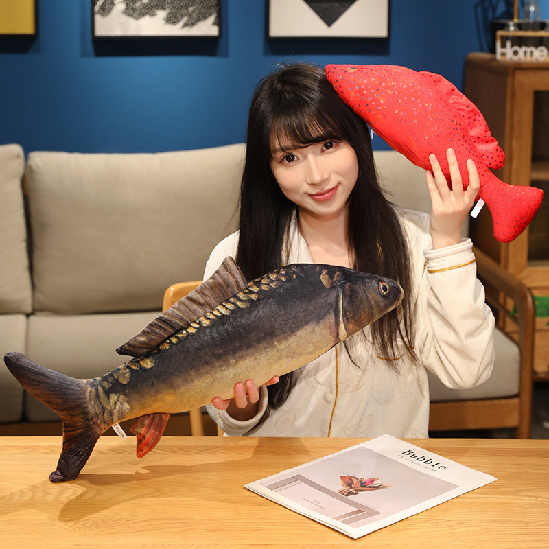 Simulated Tropical Fish Plush Toy, Starfish, Coral, and Wheat Ear Fish Pillow Doll, Children's Gift