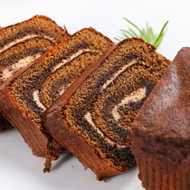 Russia imported chocolate cake roll breakfast bread dessert tiramisu cream condensed milk Net red snacks