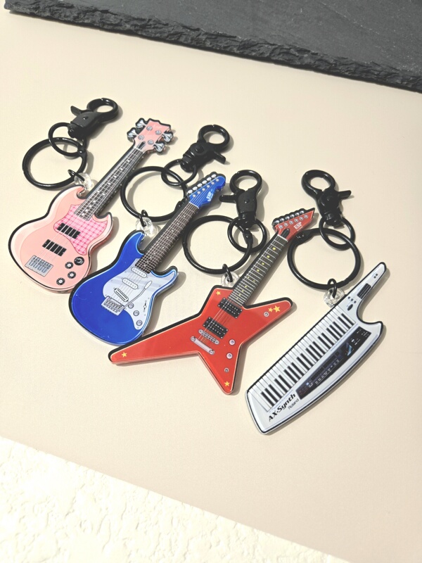 Bangdream Poppin'Party Band Musical Instrument Acrylic Pendant Collection Keychain