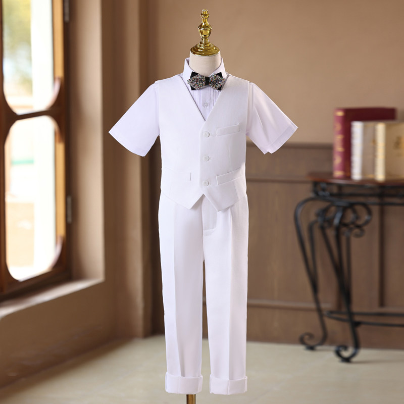 green emerald velvet dress DRESS+ Kids Formal Wear for Boys Kids Suits Suit Sets for School Entra main image 1