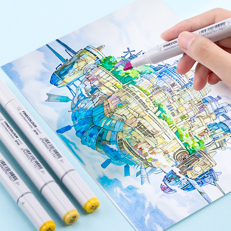 Faller II 2 generations Macpen suit Alcohol oily double head student hand-painted clothing cartoon 48 full set of 160 colors