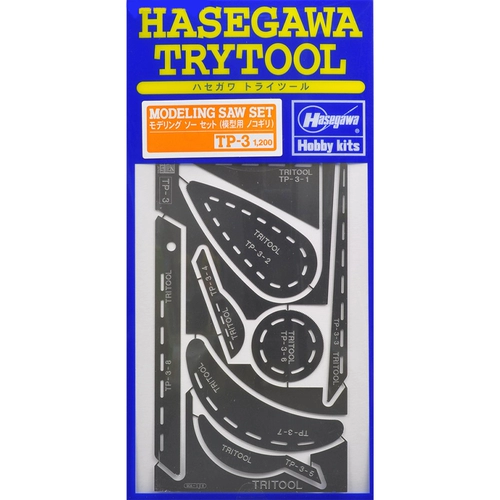 √ Набор пил для моделирования Hasegawa Набор пил для травления моделей (с мелкими зубьями) TP-3/71103