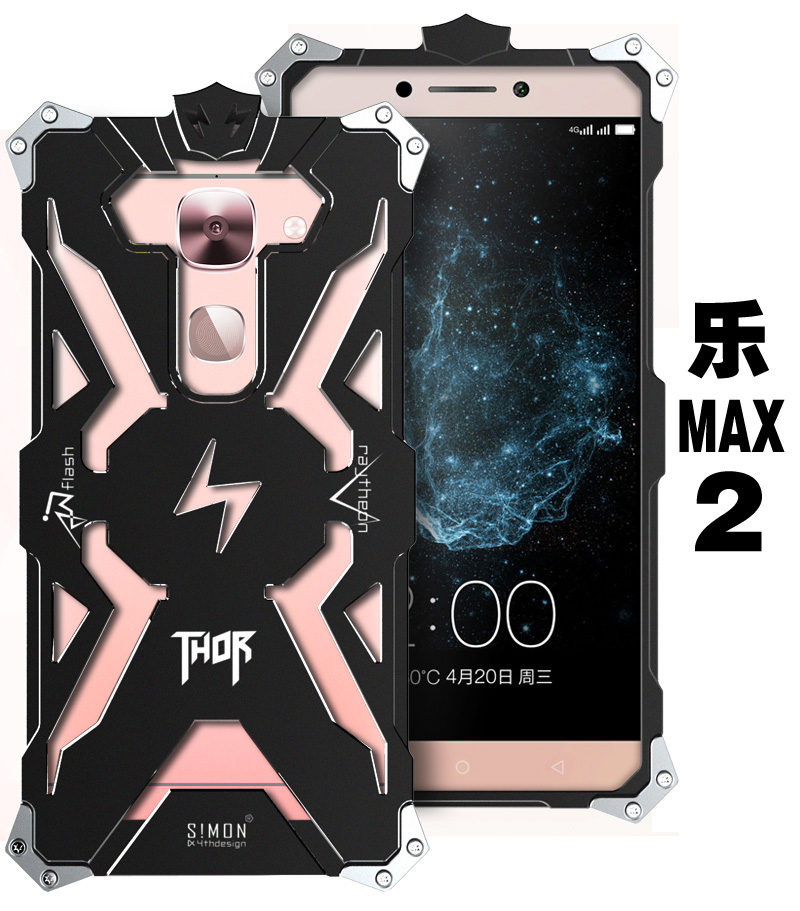 SIMON THOR Aviation Aluminum Alloy Shockproof Armor Metal Case Cover for LeTV Le Max 2 & Le 2 Pro & Le 2