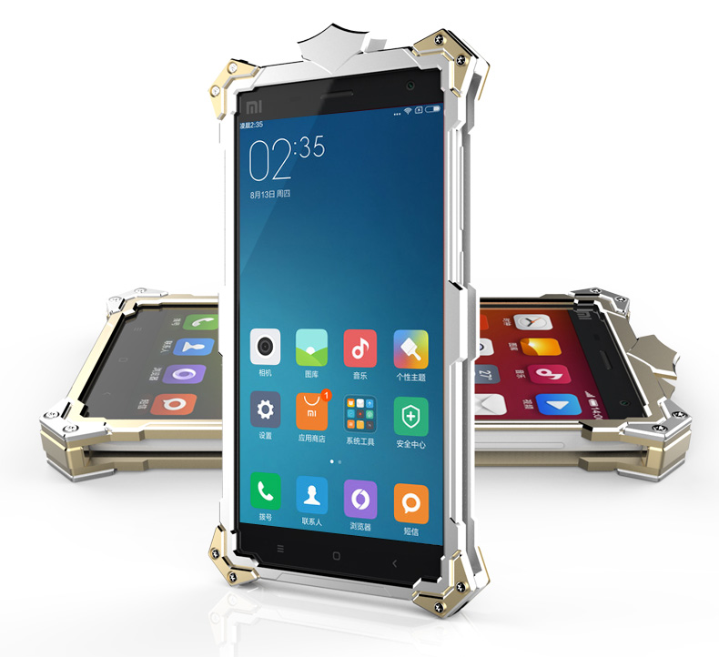 SIMON THOR Aviation Aluminum Alloy Shockproof Armor Metal Case Cover for Xiaomi Redmi Note 4|3|2|1
