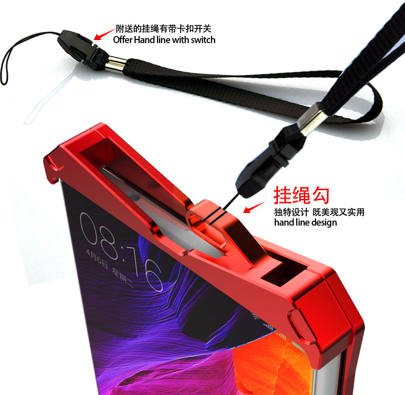 SIMON THOR Ⅱ Aviation Aluminum Alloy Shockproof Armor Metal Case Cover for Xiaomi Mi MIX