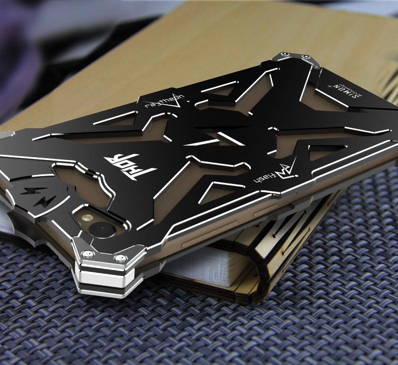SIMON THOR Aviation Aluminum Alloy Shockproof Armor Metal Case Cover for vivo X9