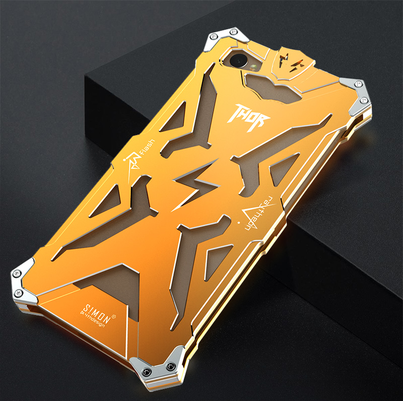 SIMON THOR Aviation Aluminum Alloy Shockproof Armor Metal Case Cover for vivo X9