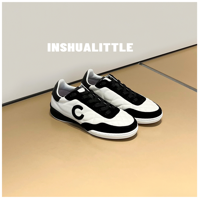 Inshu7.2/Ceiling Version! 26S New Black and White Panda Color-Blocked Casual Sneakers for Women, 3cm Inshu7.2/Ceiling Version! 26S New Black and White Panda Color-Blocked Casual Sneakers for Women, 3cm
