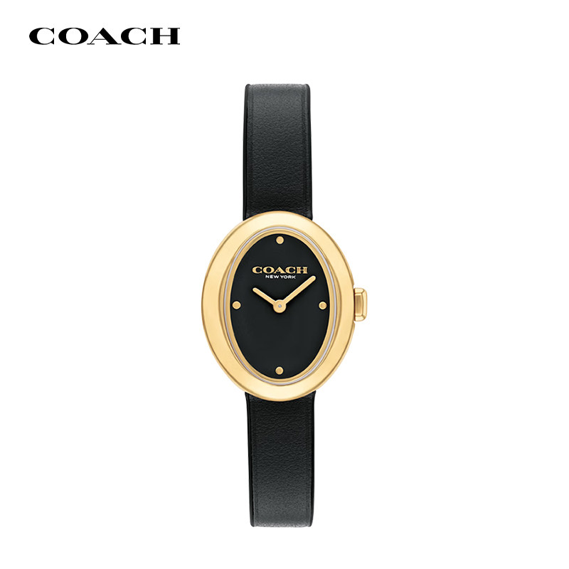 COACH Sammy Series Belt Oval Numeralless Dial Quartz Women's Watch as a Gift for Your Girlfriend