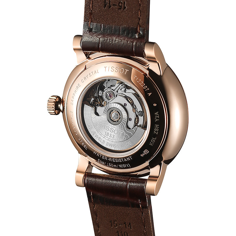 Tissot Tissot 2020 Carson Zhenwo Leather Strap Mechanical Women's Watch T122.207.36.033.00