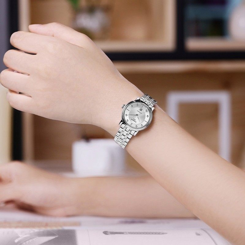 Tissot Tissot Watch Carson Zhenwo Series Steel Strap Mechanical Women's Watch