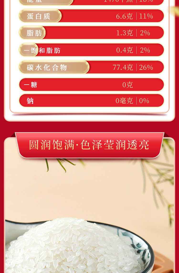 安享好物 安享D级粳米-十月稻田长粒香大米 国标