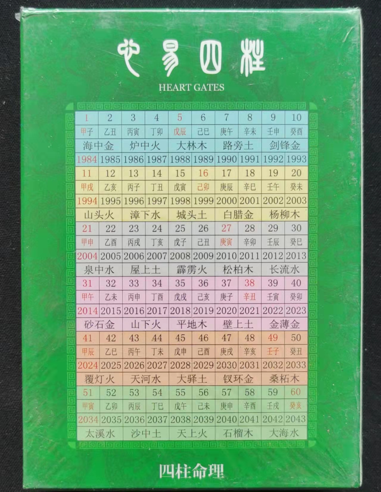 I Ching Learning Collection of large-scale playing cards