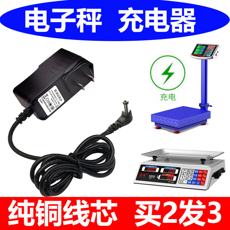 To Revered Electronic Scale Charger General 6v Round Hole Commercial TCS Series Electronic Table Scale Punch Wire 4V Power Cord