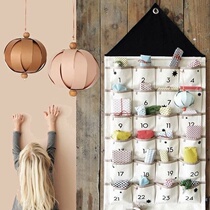 ins storage bag hanging bag fabric wall hanging mobile phone wall storage door rear wall hanging pocket