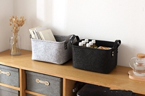 Nordic oversized felt containing basket Handheld basket Cloth Art Storage Basket Containing basket Basket Debris basket