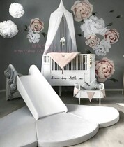 Ins new multifunctional Right Angle Petal Combo Cushion Baby Game Cushions Sloth back cushions Childrens room decorations