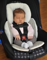 Baby head pad newborn baby stroller pillow cotton cushion cushion warm pad head body protection cushion