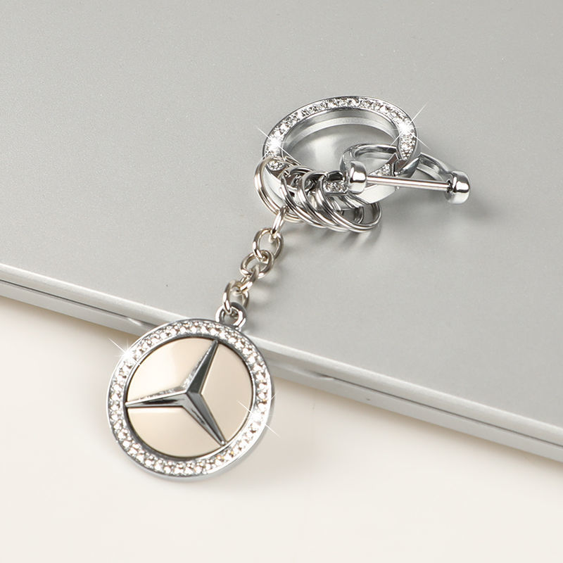Suitable for Car Women's Keychains, High-End Key Chains with Diamond-Encrusted Car Logos, Mercedes-Benz, Audi, and Toyota Pendants Suitable for Car Women's Keychains, High-End Key Chains with Diamond-Encrusted Car Logos, Mercedes-Benz, Audi, and Toyota Pendants