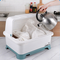 Cupboard home kitchen bowl simple rental room storage multifunctional pull basket drawer chopsticks tray