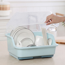 Chopsticks storage box put bowl chopsticks tableware storage box cabinet home kitchen tray plastic cupboard