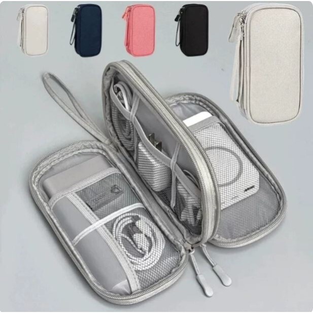 Power Bank Data Cable Storage Bag, Travel Portable Power Bank Pouch, Hard Drive Case, Mobile Phone Protective Case Power Bank Data Cable Storage Bag, Travel Portable Power Bank Pouch, Hard Drive Case, Mobile Phone Protective Case