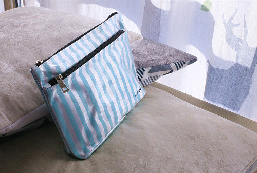 Laneige Fresh Striped Cosmetic Bag Washing Bag Storage Bag Waterproof Cosmetic Bag Counter Gift Bag