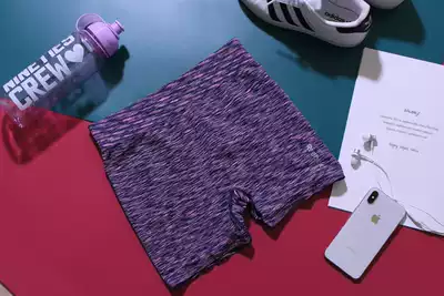 American seamless knitted sweat-absorbing breathable fitness yoga sports shorts 50g brand goods