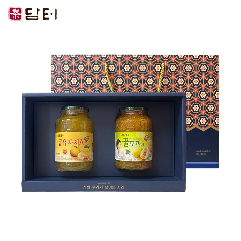Korean Imported Danter Honey Pomelo Tea, Ginger Tea, Red Date Tea, Lemon Tea, Instant Beverage Gift Box for Gifting Korean Imported Danter Honey Pomelo Tea, Ginger Tea, Red Date Tea, Lemon Tea, Instant Beverage Gift Box for Gifting