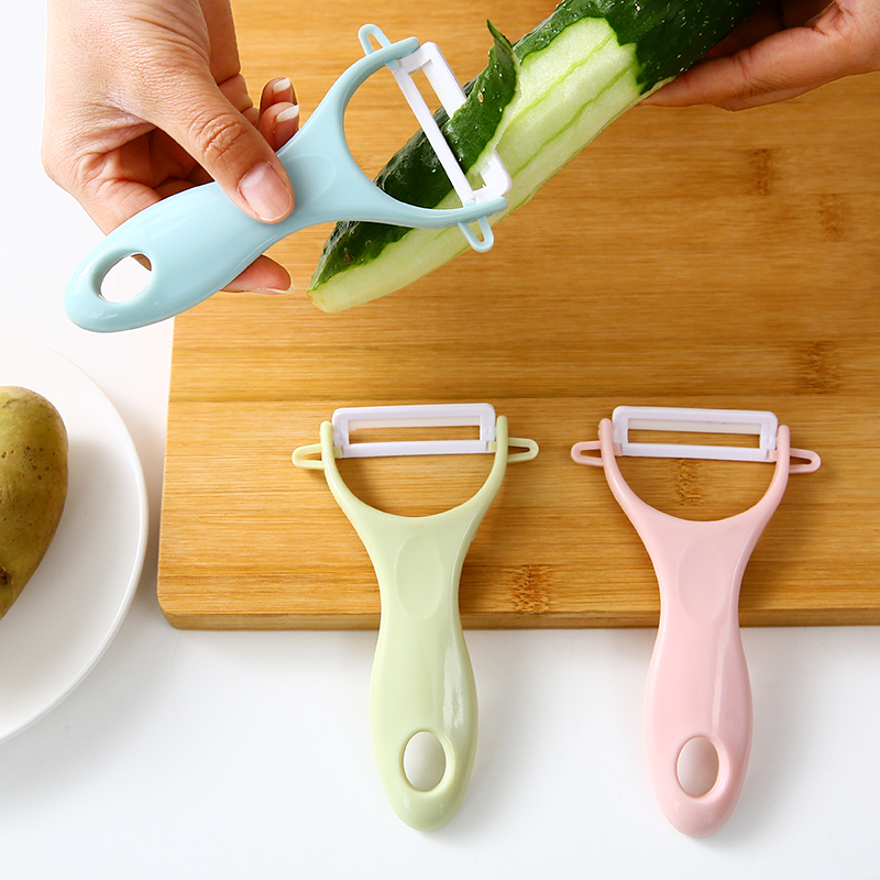 Ceramic fruit peeler kitchen multi-function peeling knife household apple peeling artifact scraper potato planer