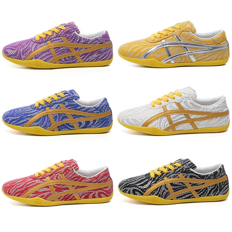Children's Martial Arts Competition Shoes, Men's and Women's Training Performance Shoes, Special Sports Tai Chi Shoes, Adult Soft-Soled Colorful Training Shoes