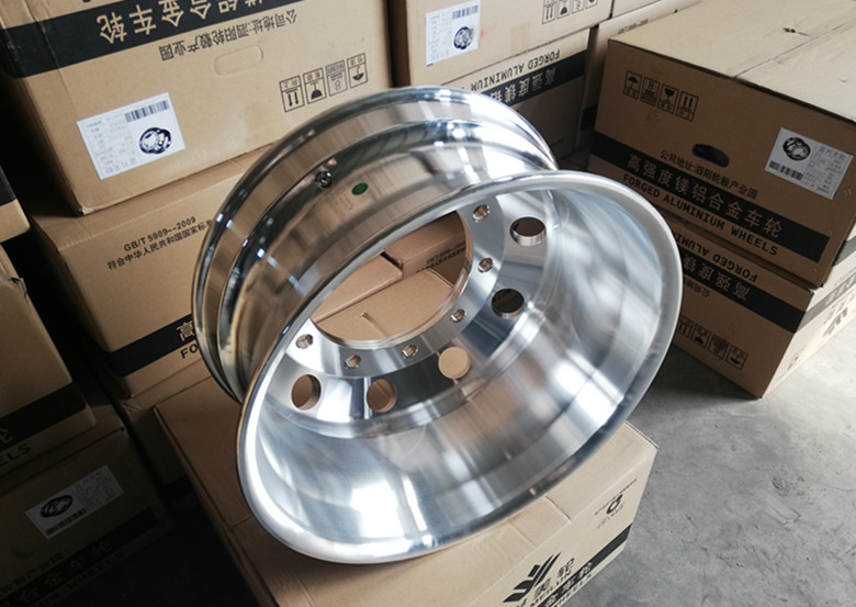 Bánh xe hợp kim nhôm rèn vòng nhôm thẻ xe khách vành xe 12R22.5 295 315 / 80R lốp 9.022.5 	vành ô tô đẹp