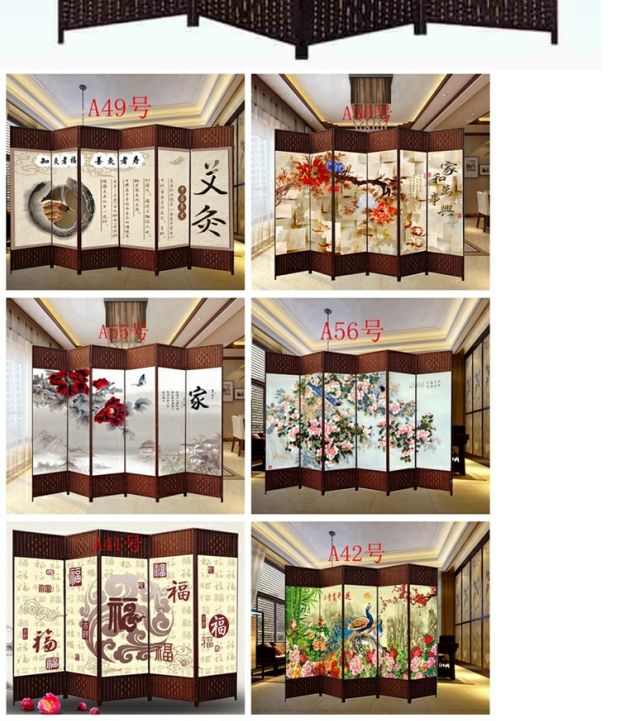 Màn hình vách ngăn thời trang gỗ màn hình vải không thấm nước màn hình phòng khách hiên phòng ngủ hiện đại tối giản màn hình gấp - Màn hình / Cửa sổ bình phong