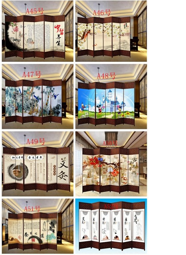 Màn hình vách ngăn thời trang gỗ rắn màn hình vải không thấm nước màn hình phòng khách phòng ngủ gấp màn hình hiên Trung Quốc hiện đại tối giản - Màn hình / Cửa sổ tấm bình phong bằng vải