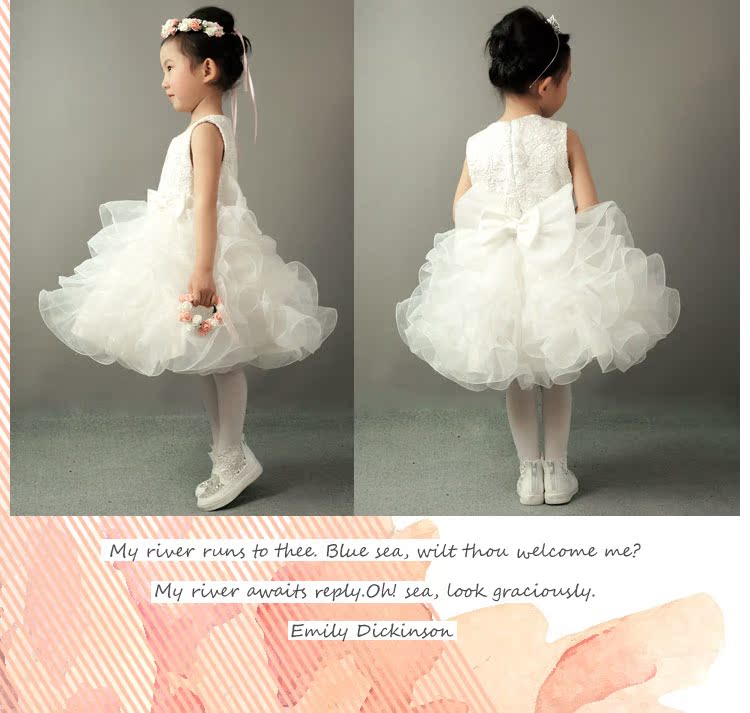 Váy hoa cô gái mùa hè trẻ em váy pettiskirt Quốc phục biểu diễn trang phục tổ chức váy váy công chúa trẻ em bexinhshop shop