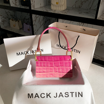 Hong Kong MACK JASTAIN REAL LEATHER UNDERARM Advanced Sensation 2021 Springtime New Tide Niche Design Farstick Bag