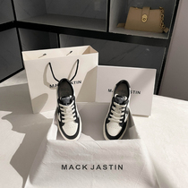 Hong Kong MACK JASTAIN REAL LEATHER Shoes Women 2022 Summer New Chains Casual Shoes Sneakers Sneakers Little White Shoes