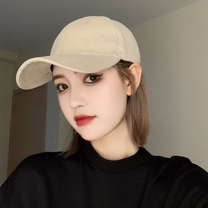 Hats are suitable for round face 2021 Spring Summer New web Red Fashion foreign Han edition girls Sunscreen Chauded Duck Tongue Cap