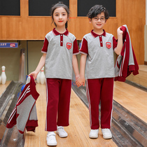 Primary and secondary school students kindergarten spring and autumn school uniforms sports class uniforms three sets spring and summer high school custom sports neutral