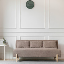 Cloth Sofa small family Type single Double combined modern minimalist Living room Bedroom solid wood Home Easy small sofa
