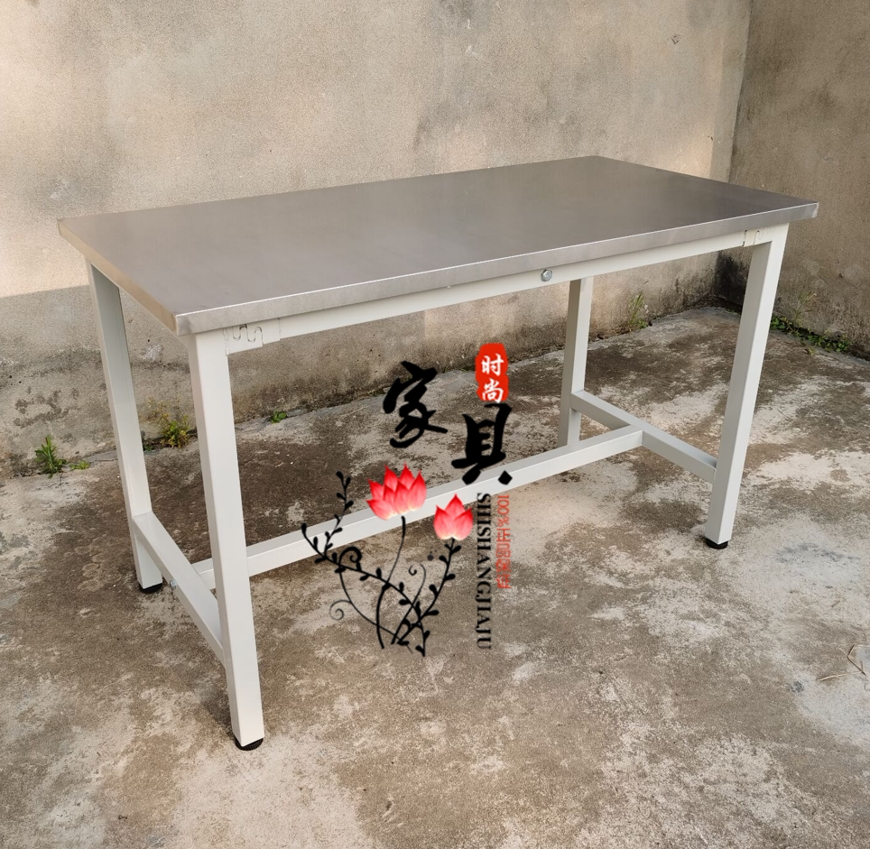 Stainless steel heavy-duty ultra-clean workbench factory multi-layer workshop assembly line assembly maintenance inspection table size customization
