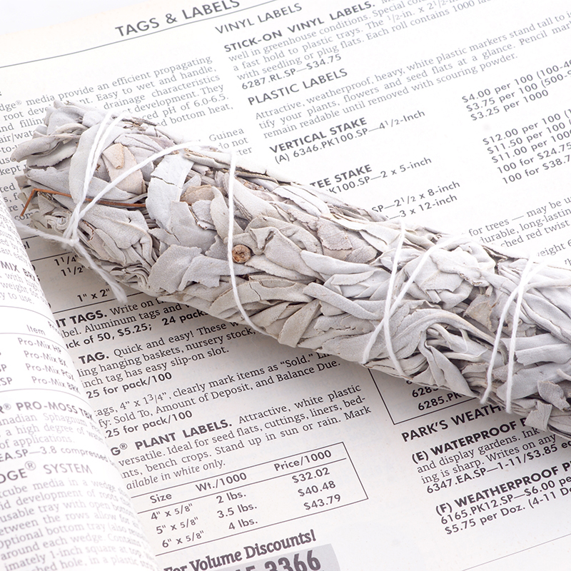 Original Dried White Sage from Midea, 90g Bundled, Purifying, Excellent Flavor, Full Original Dried White Sage from Midea, 90g Bundled, Purifying, Excellent Flavor, Full