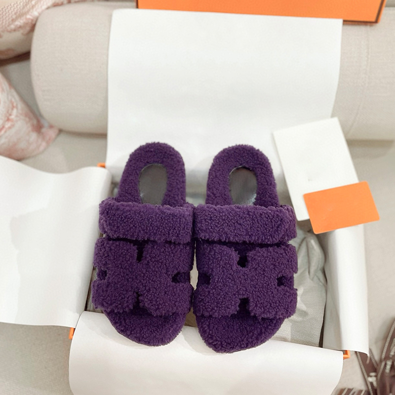 Lao Li's Classy Women's Shoes ~ Imported Lamb Wool Thick-Soled Fur Slippers for Women's Outer Wear Casual All-Wool Erjiu Slippers Lao Li's Classy Women's Shoes ~ Imported Lamb Wool Thick-Soled Fur Slippers for Women's Outer Wear Casual All-Wool Erjiu Slippers