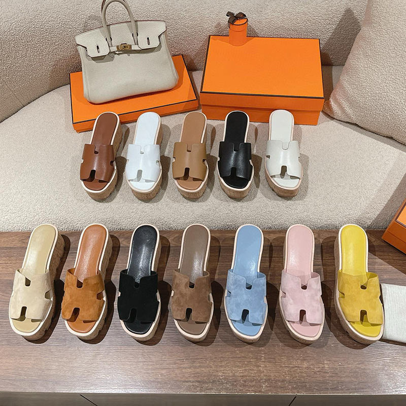 Lao Li's High-End Women's Shoes~2026 New Genuine Leather Platform Slippers for Women, Roman Style Summer Outdoor Wedge Slippers Lao Li's High-End Women's Shoes~2026 New Genuine Leather Platform Slippers for Women, Roman Style Summer Outdoor Wedge Slippers